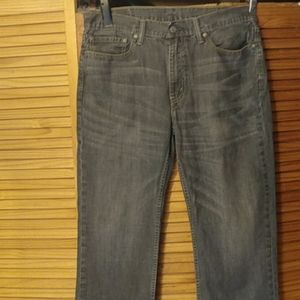LEVI'S 514 mens 36 32 "grey" jeans